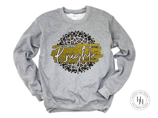 Ac Central Knights Gold/white With Black Outline Shirt