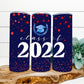 Class Of 2022 Navy/red Completed 20Oz Skinny Tumbler Sublimation