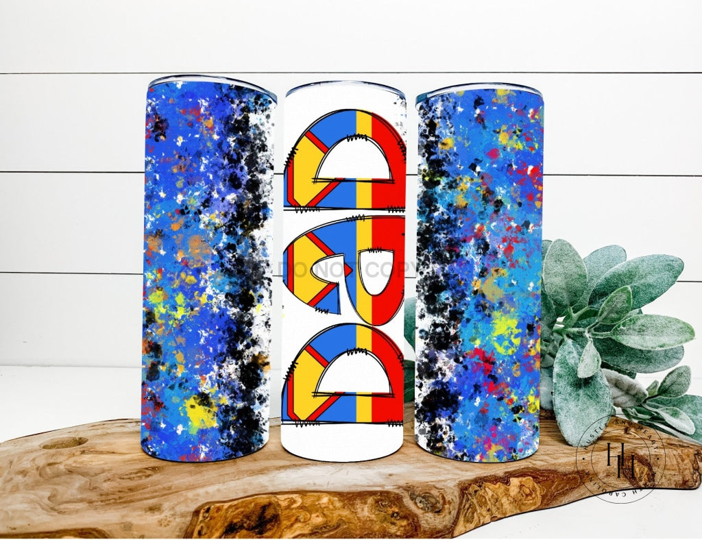Dad Hero Completed 20Oz Skinny Tumbler Sublimation