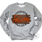 Falcons Orange/brown Grey Leopard Graphic Tee Shirt