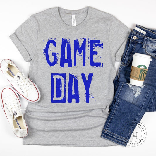 Game Day Blue Burnbook Graphic Tee Dtg