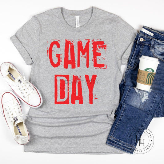 Game Day Red Burnbook Graphic Tee Dtg