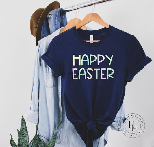 Happy Easter Graphic Tees Colorful / Youth Large Dtg Tee