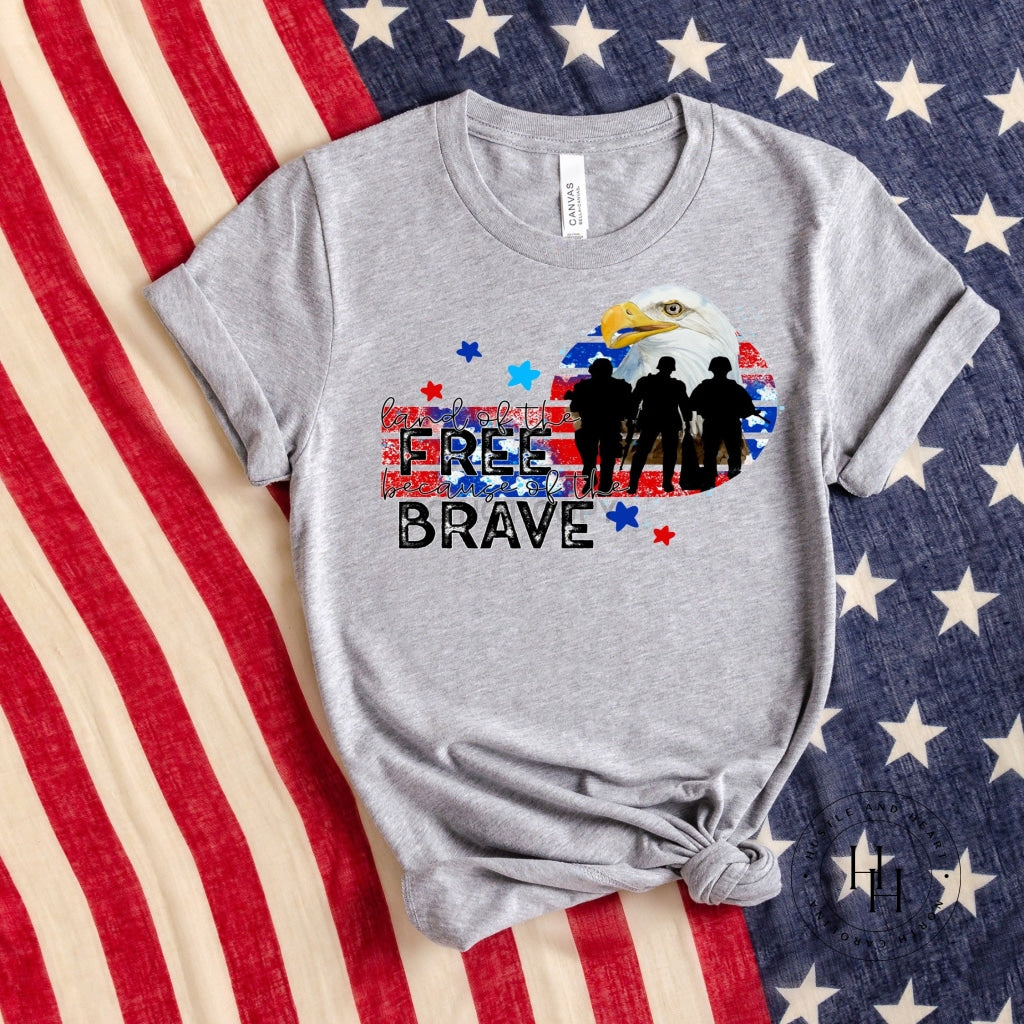 Home Of The Free And Brave Graphic Tee