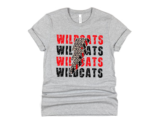 Wildcats Lightning Bolt Graphic Tee