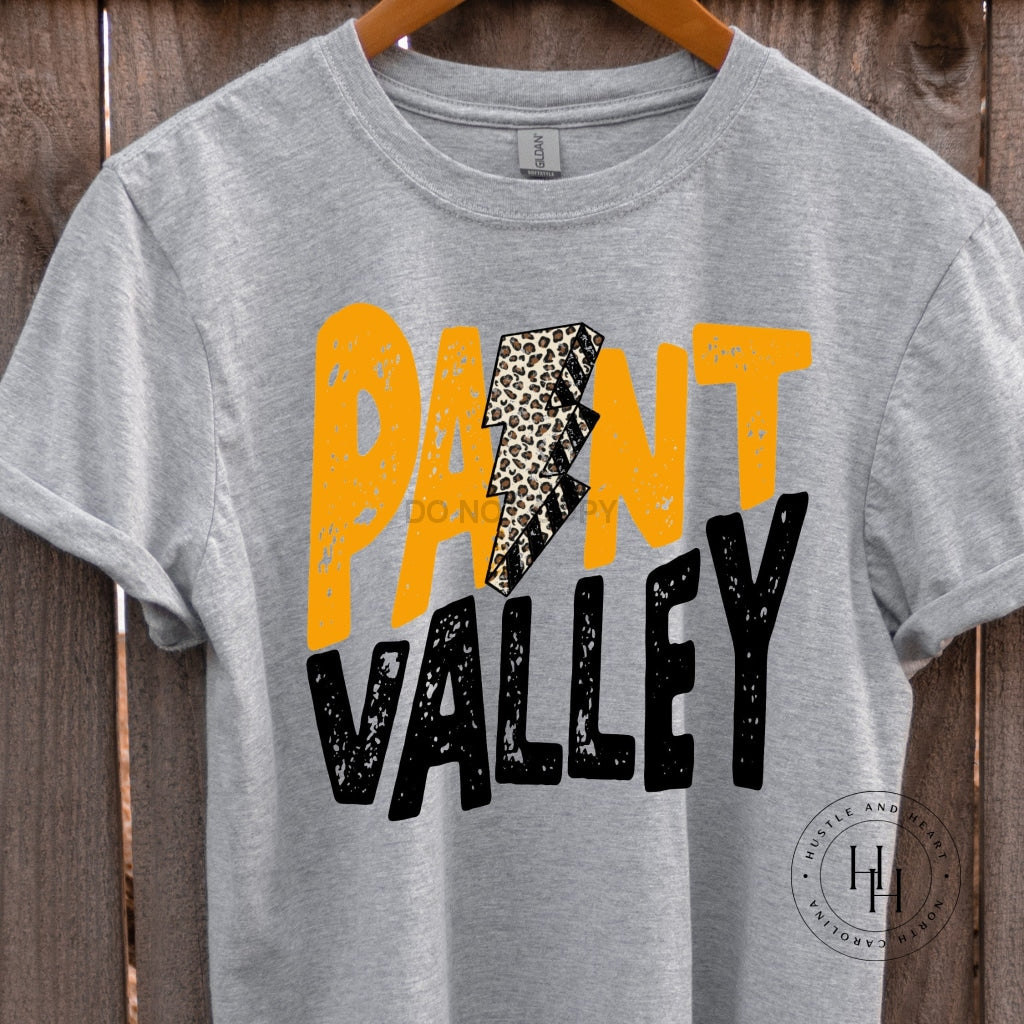 Paint Valley Lightning Bolt Graphic Tee