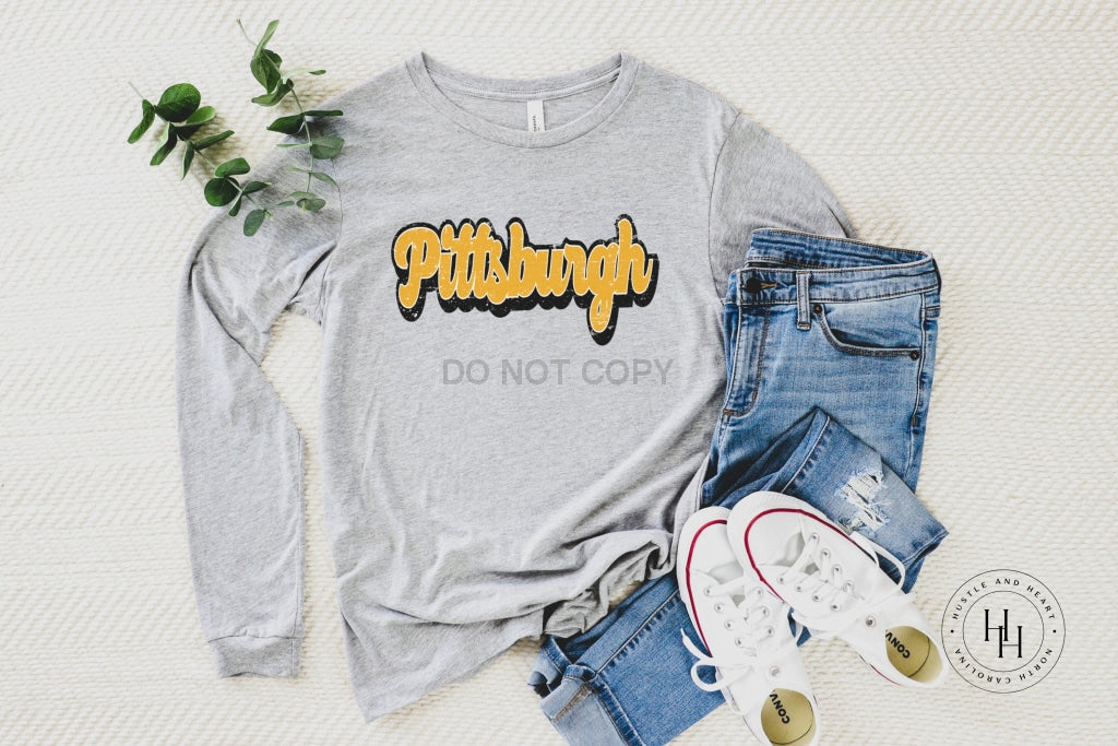 Pittsburgh Graphic Tee Youth Small / Unisex Dtg