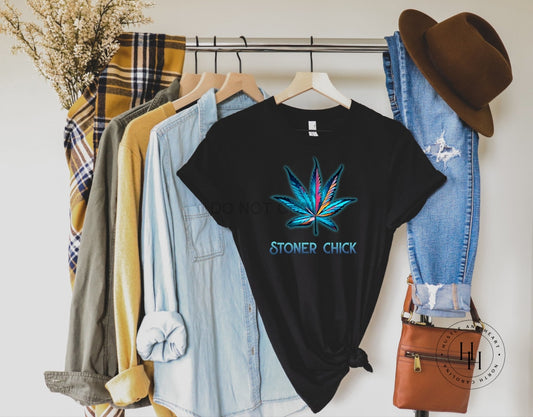 Stoner Chick  Youth Large Dtg Tee