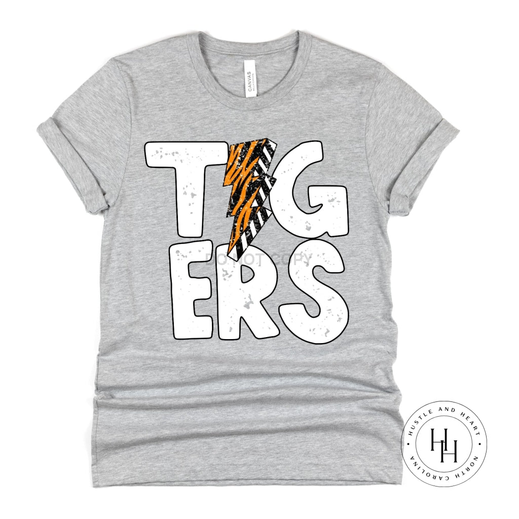 Tigers Lightning Bolt Graphic Tee