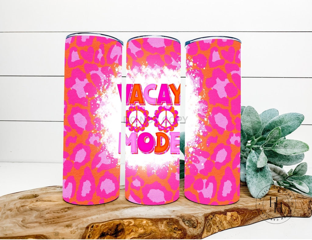 Vacay Mode Completed 20Oz Skinny Tumbler Sublimation